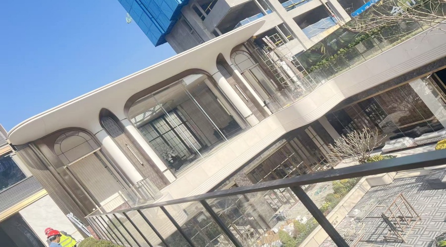 UHPC幕墻板與柱子門頭